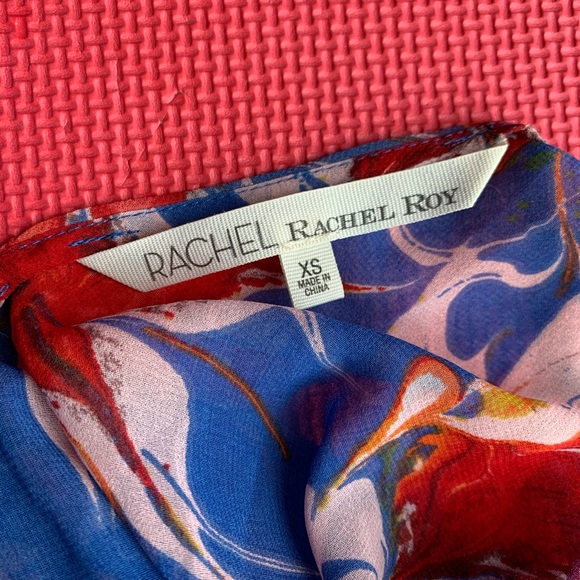 Spring Dress/ Flowers/ Asymmetrical with Ruffles - Picture 10 of 12